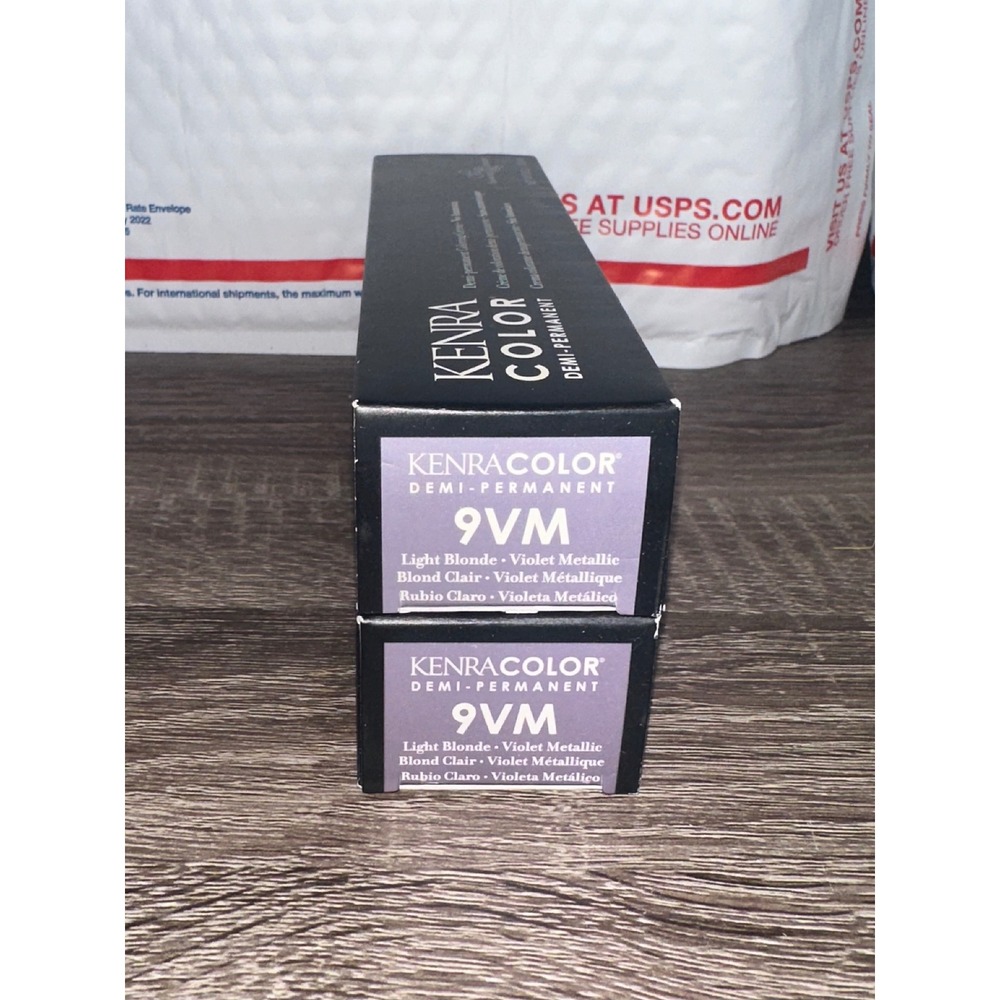 Kenra Color Demi Permanent Coloring Creme 9VM Light Blonde Violet Metallic hair